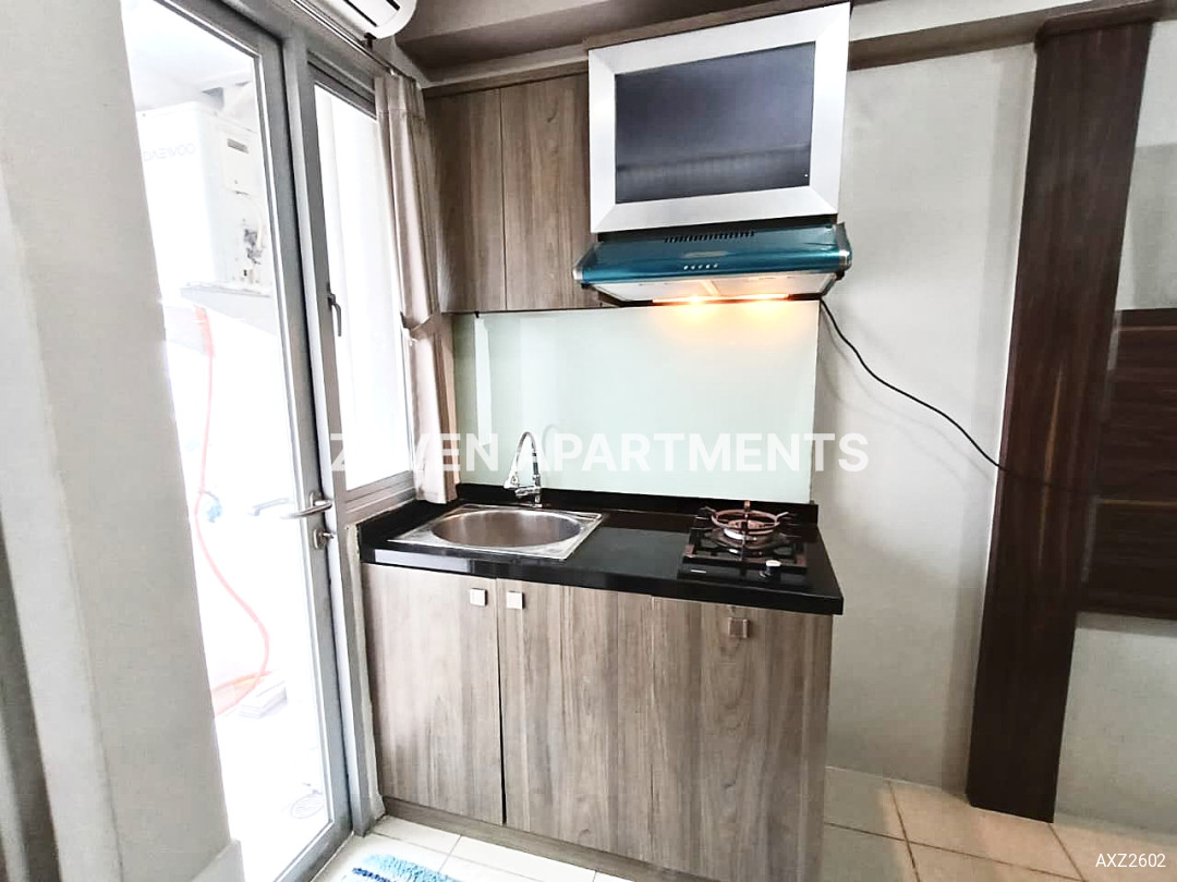 SEWA STUDIO FURNIS LENGKAP  CITY VIEW APARTEMEN EDUCITY